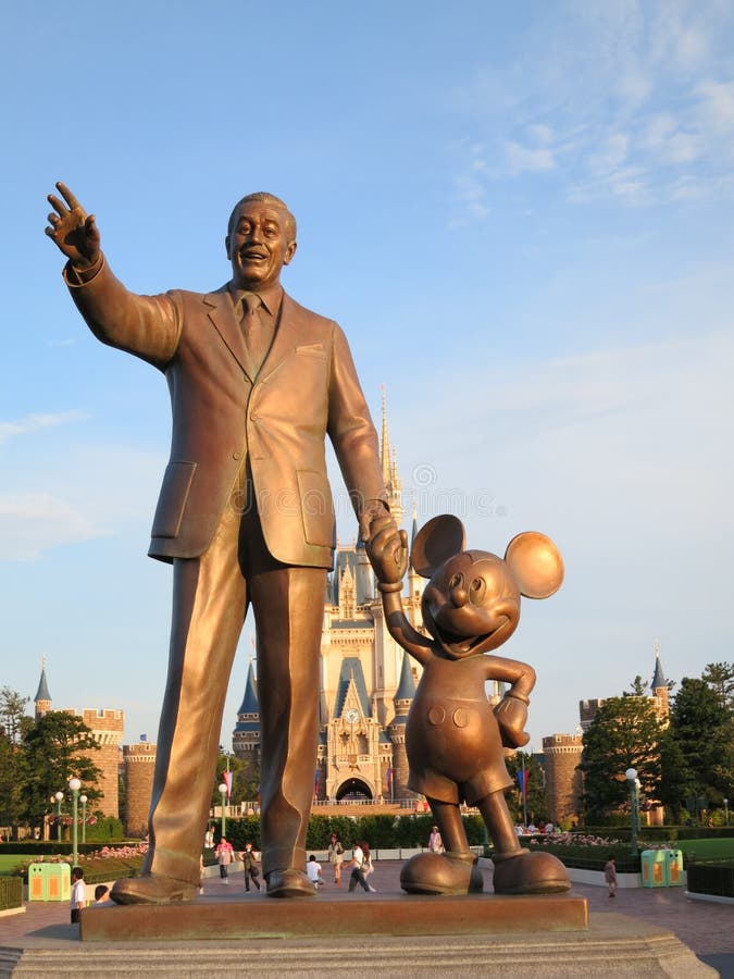 Walt Disney And Mickey Mouse Disneyland
