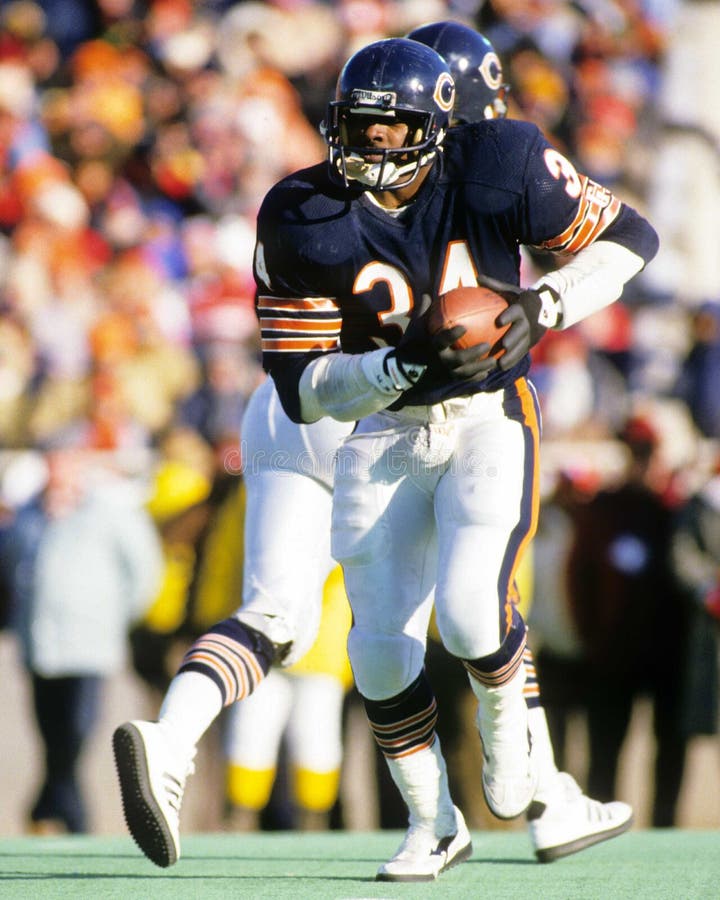 Walter Payton Chicago Bears Editorial Image - Image of game, football ...