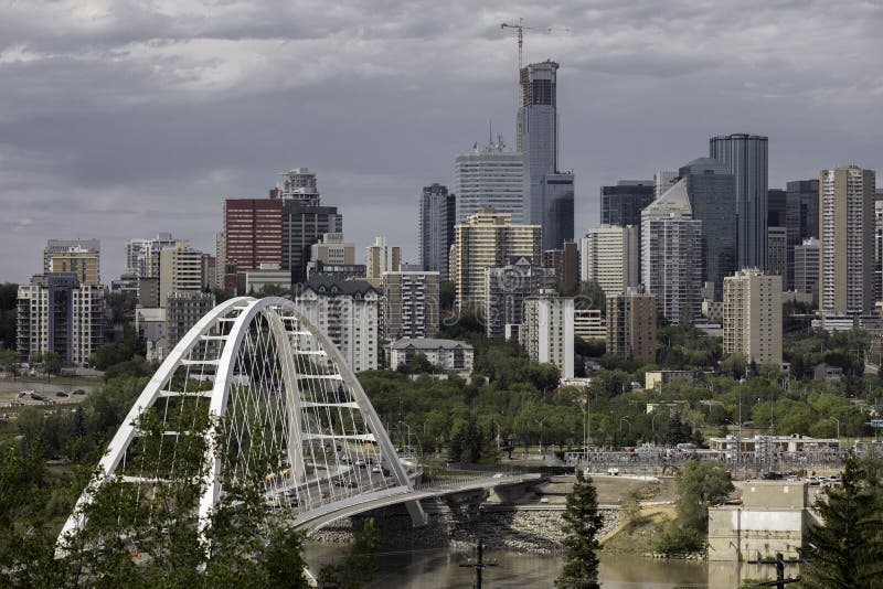 Walterdale Bridge in Edmonton, Kanada lizenzfreies stockfoto Walterdale Bridge in Edmonton, Kanada lizenzfreies stockfoto