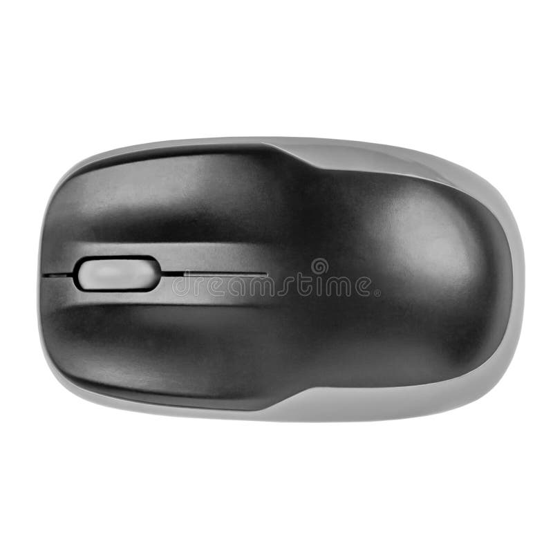 Wand do computador sem fio preto isolado imagens de stock royalty free