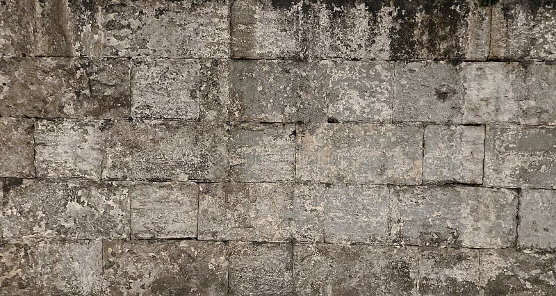 Wandbetonmauer aus Stein für Hintergrund oder Rendering lizenzfreies stockbild