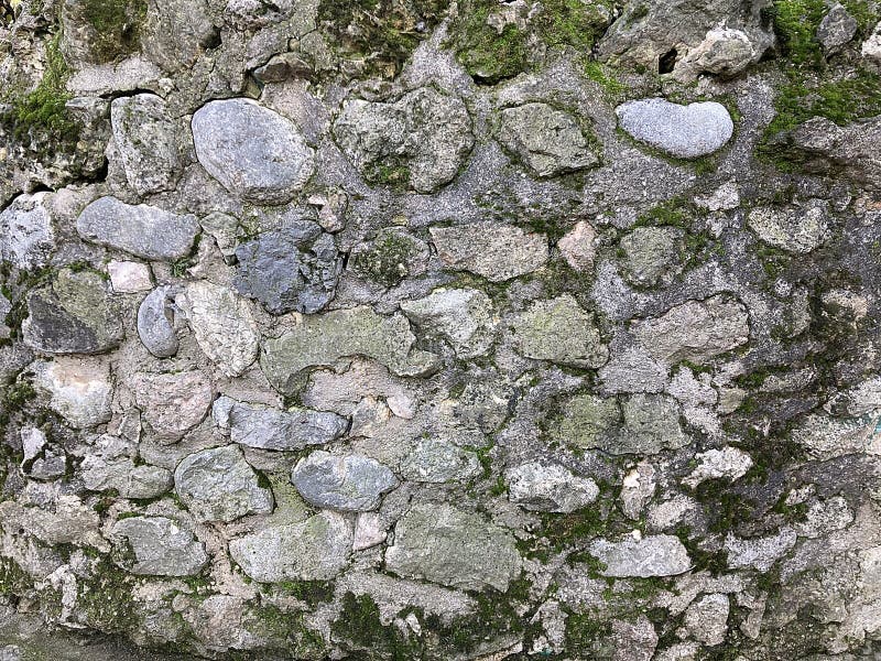 Wandbetonmauer aus Stein für Hintergrund oder Rendering stockfotografie