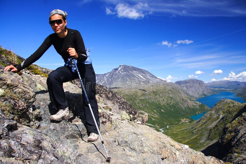 Wandern lizenzfreie stockbilder Wandern lizenzfreie stockbilder