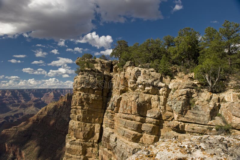 Wandern der Grand- Canyonklippen stockbilder Wandern der Grand- Canyonklippen stockbilder
