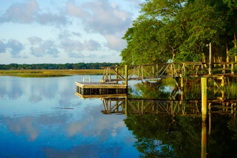 Wando River, SC stock photo. Image of view, wando, carolina 54807808