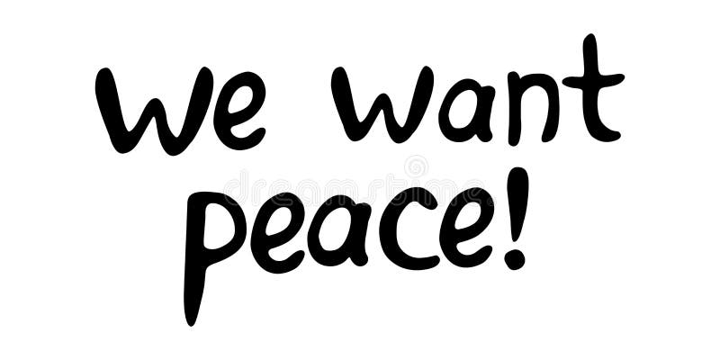 we want peace not war essay