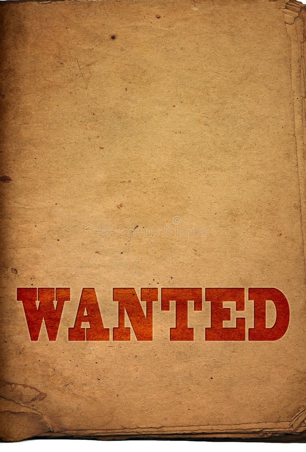Wanted royalty free stock photography