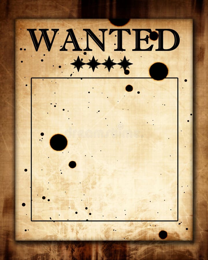 Wanted vector illustration