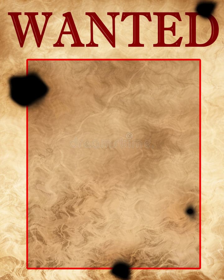 Wanted vector illustration