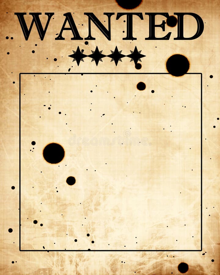 Wanted stock illustration