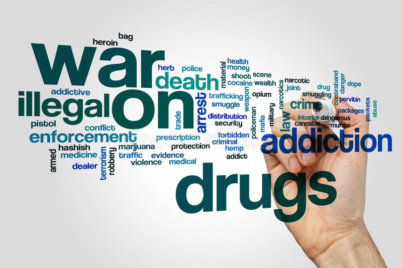 War on drugs word cloud stock photo. Image of arrest 88381390