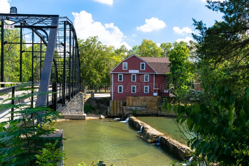 War Eagle Mill and War Eagle Bridge on War Eagle Creek in Rogers