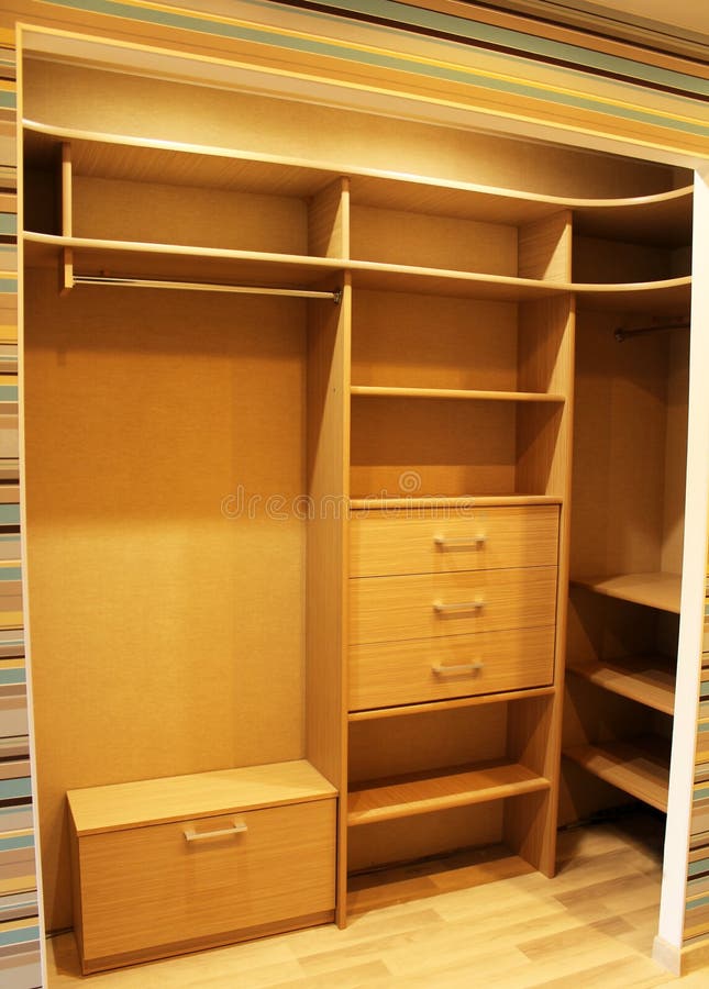 Wardrobe with Sliding Doors. Furniture. Stock Image Image of doors