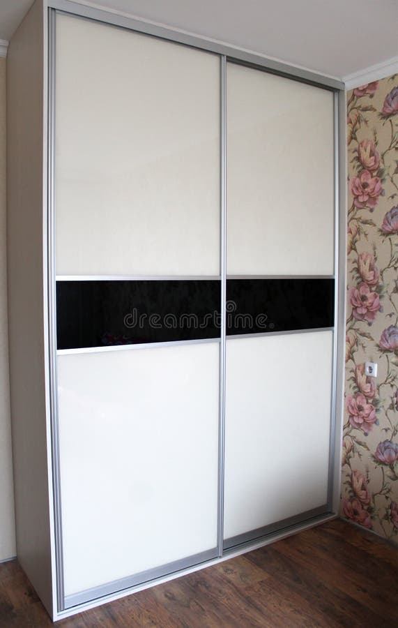Wardrobe with Sliding Doors. Furniture Stock Image Image of industry