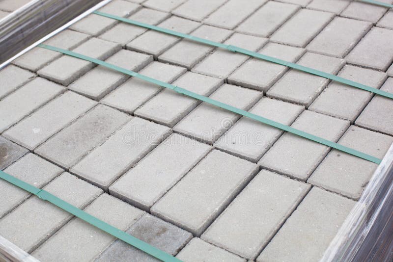 Warehouse of Building Tiles. Stock Photo Image of concrete, mosaic 92141278