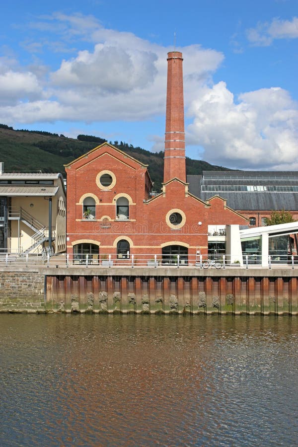 Warehouse in Swansea stock photo. Image of warehouse 71588036