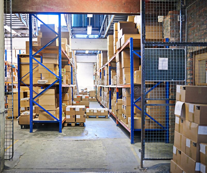 From Warehouse To Destination. the Inside of a Packaging and