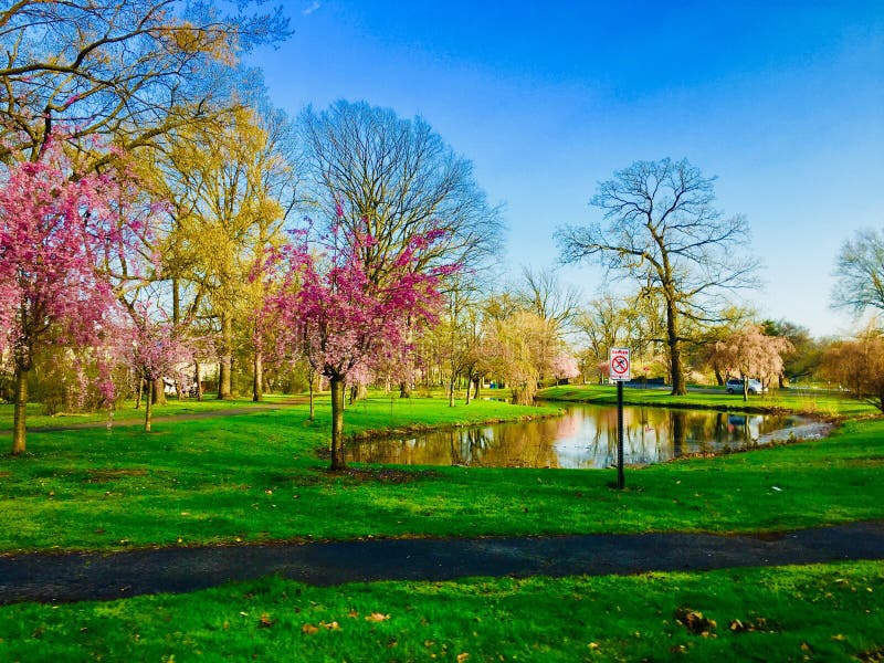 Warinanco Park Elizabeth New Jersey Stock Image Image of vacations