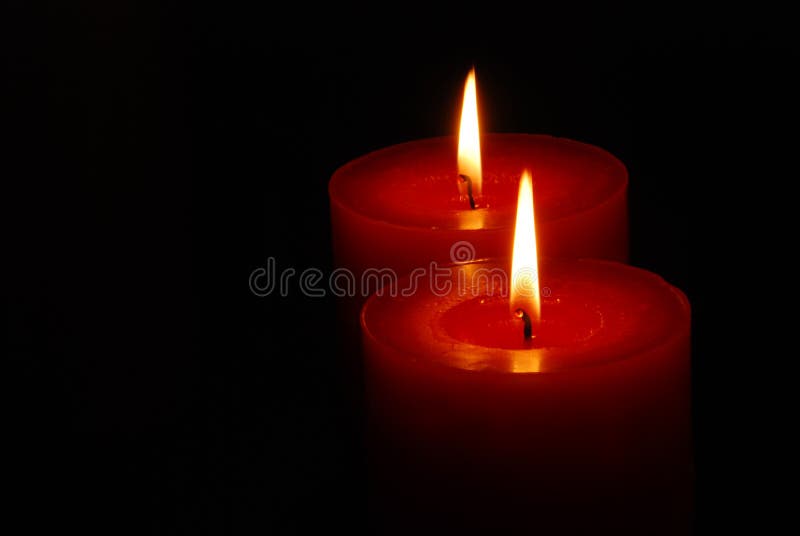 Warm candle light stock image. Image of holistic, december - 1435367