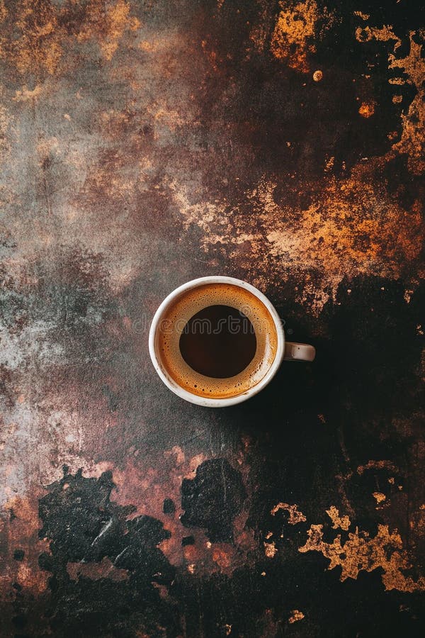 A warm coffee-colored texture with faint stains for cozy vibes. royalty free illustration
