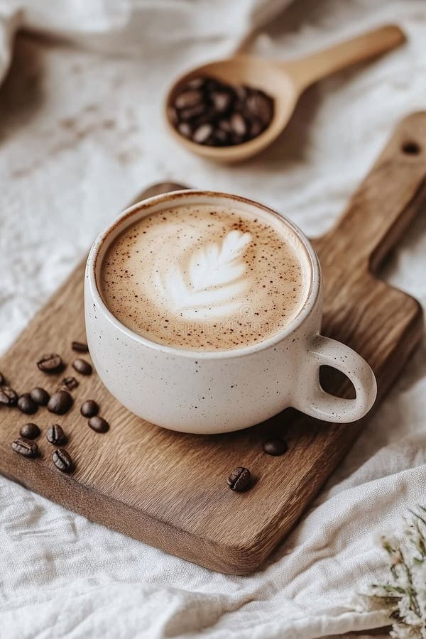 A warm coffee-colored texture with faint stains for cozy vibes. vector illustration