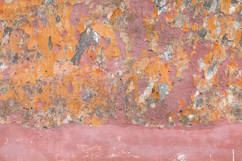 Warm distressed wall texture royalty free stock image