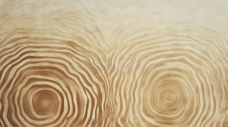 Warm earthy background with intricate wood grain patterns evoking natural bark textures royalty free illustration