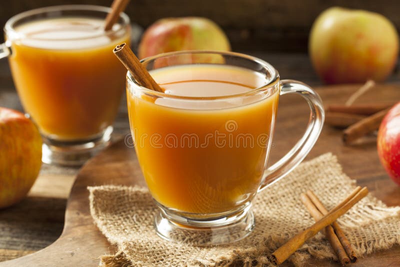 Warm Hot Apple Cider stock photo. Image of liquid, hard 77015732