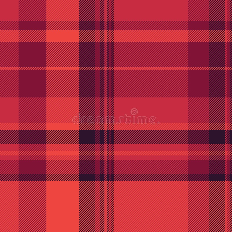 Warm, inviting plaid pattern with intersecting lines. Texture rich, perfect for backgrounds, design elements, or cozy stock illustration