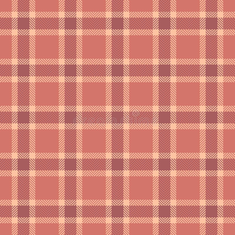 Warm, inviting plaid pattern. Rustic, yet modern design. Ideal for backgrounds, textiles, apparel, or digital art projects. stock illustration