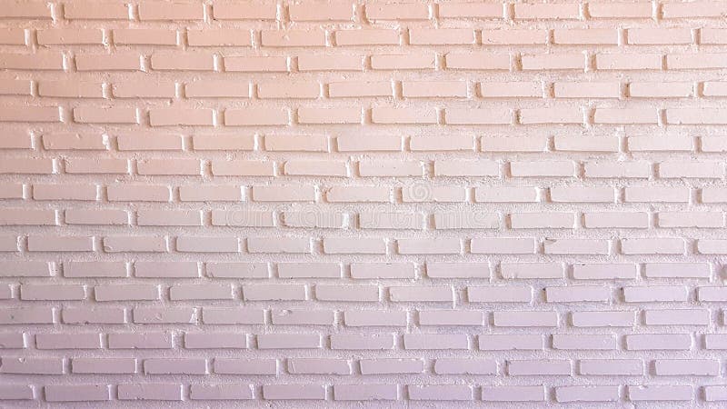 Warm red and white brick wall for texture or background