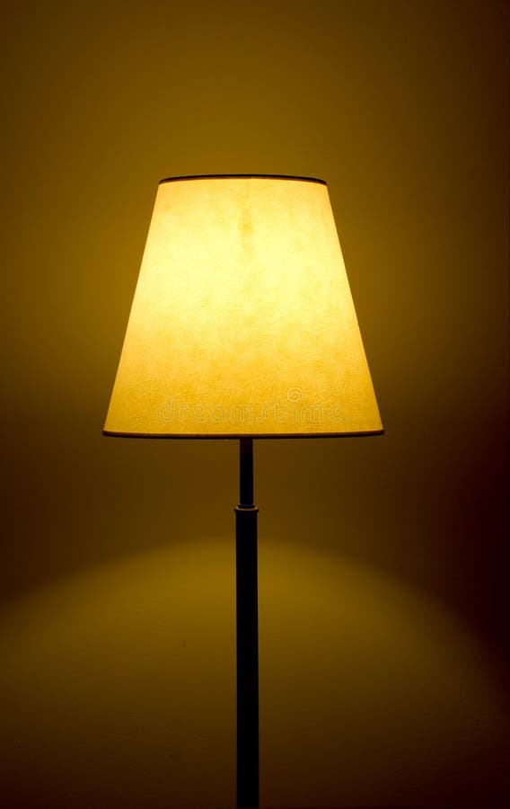 Lampe warmes Licht, Stock Bild