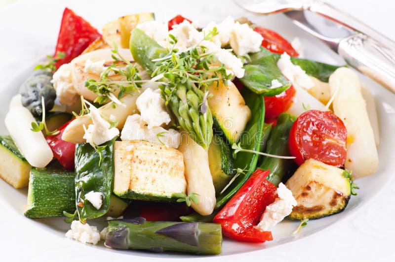 Warme salade royalty-vrije stock afbeeldingen Warme salade royalty-vrije stock afbeeldingen