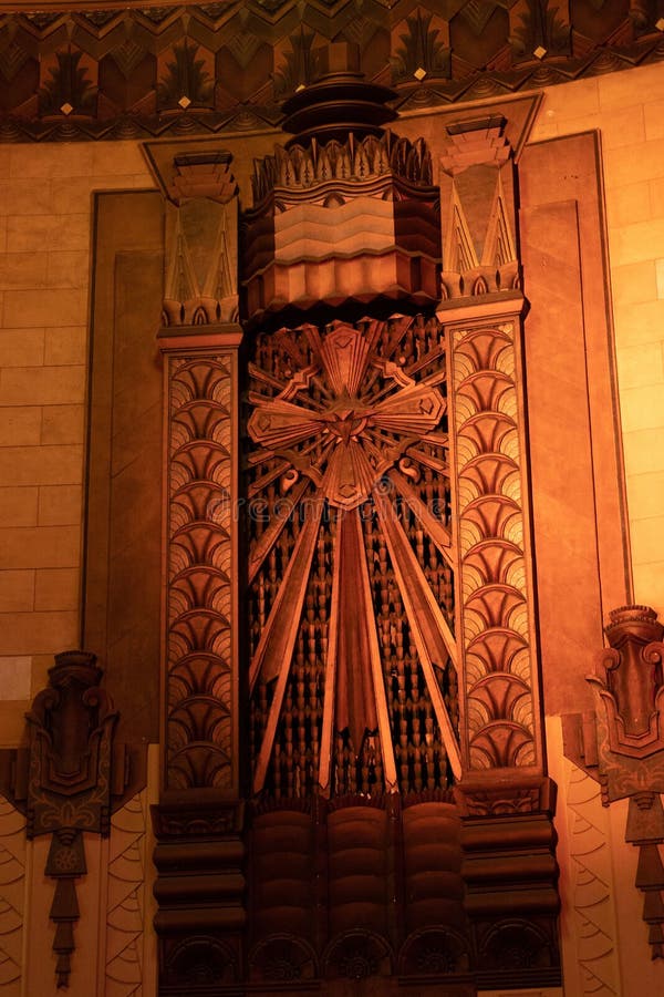 Warner Grand Theatre Main Hall Interior Editorial Image Image of city