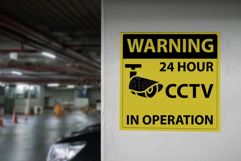 CL-04 Warning 24 hour CCTV in operation Sign 