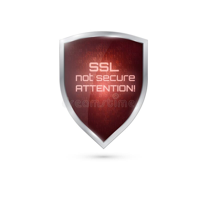 You are not secure. Not secure. not secure sites.