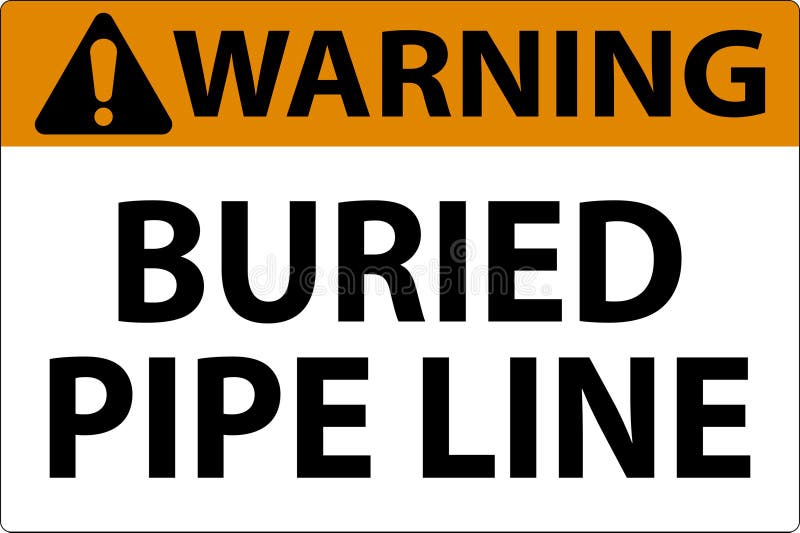 Pipeline Warning Sign Stock Illustrations 371 Pipeline Warning Sign