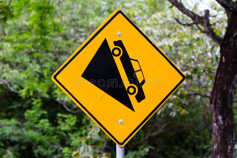 387 Warning Sign Steep Slope Stock Photos - Free & Royalty-Free Stock  Photos from Dreamstime