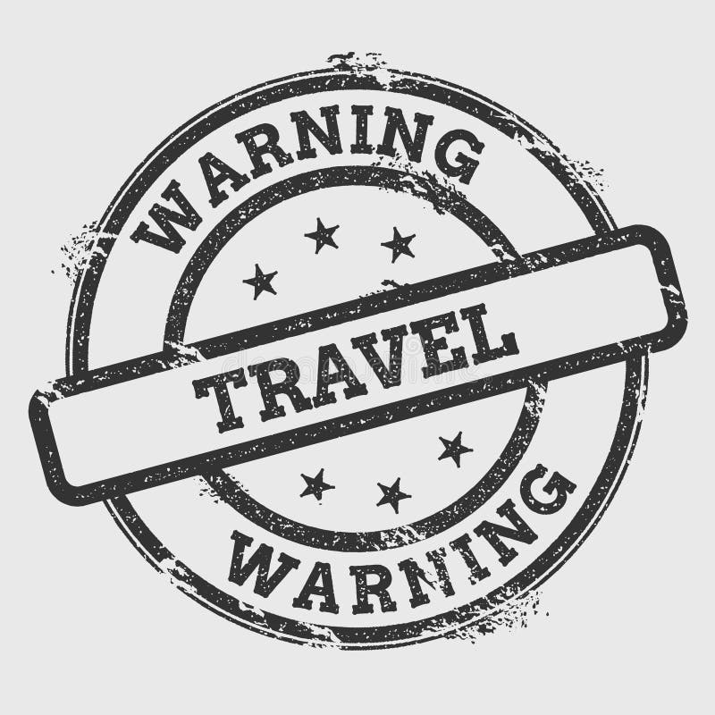 Travel Red Rubber Stamp Isolated on White. Stock Vector - Illustration