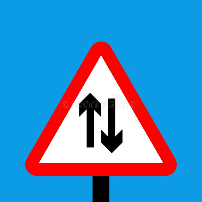 Straight Ahead Signs Stock Illustrations 347 Straight Ahead Signs