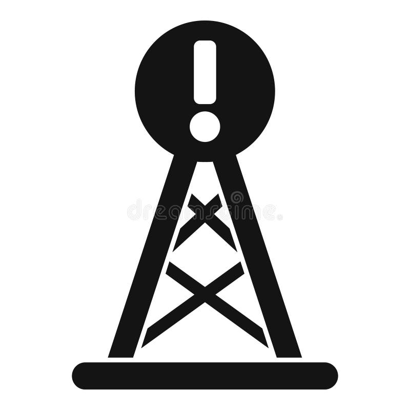 Warnschildkröte Warnmeldung für Gefahrensymbol stock abbildung