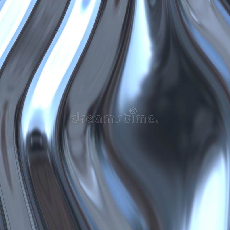 Warped metal chrome stock illustration. Illustration of curving - 5869530