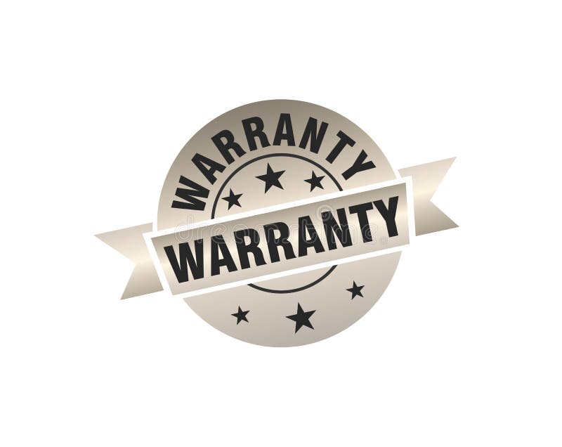 Warranty Label. Warranty Metal Band Sign Stock Vector Illustration of
