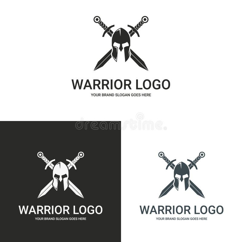 Warrior logotype stock vector. Illustration of company - 86257918