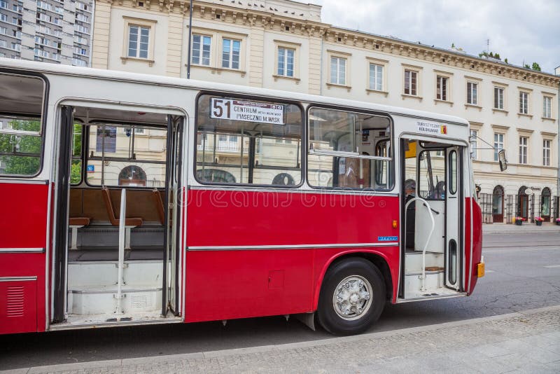 Ikarus bus interior editorial photography. Image of poznan - 134837967