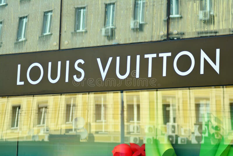 LOUIS VUITTON Logo On Store Front Sign Editorial Stock Photo - Image of discount, expensive ...