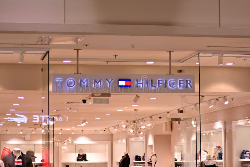 Donau Analytiker Byen Sign Tommy Hilfiger . Company Signboard Tommy Hilfiger . Editorial Image -  Image of company, display: 112151600