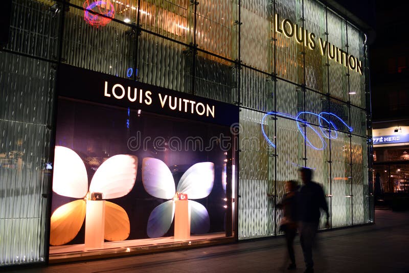 Warsaw, Poland. 25 March 2018. Sign Louis Vuitton. Company Signboard Louis  Vuitton. Stock Photo, Picture and Royalty Free Image. Image 104684988.
