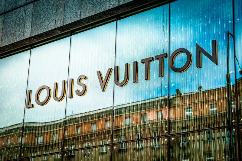 Facade of Louis Vuitton in Galleria Vittorio Emanuele II, One of