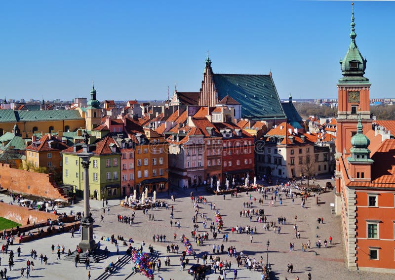 Warszawa, Stolica Polski fotografia royalty free